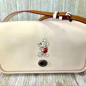 Coach xDisney Mickey Mouse Crossbody Clutch Bag, LIMITED EDITION, Pre-owned